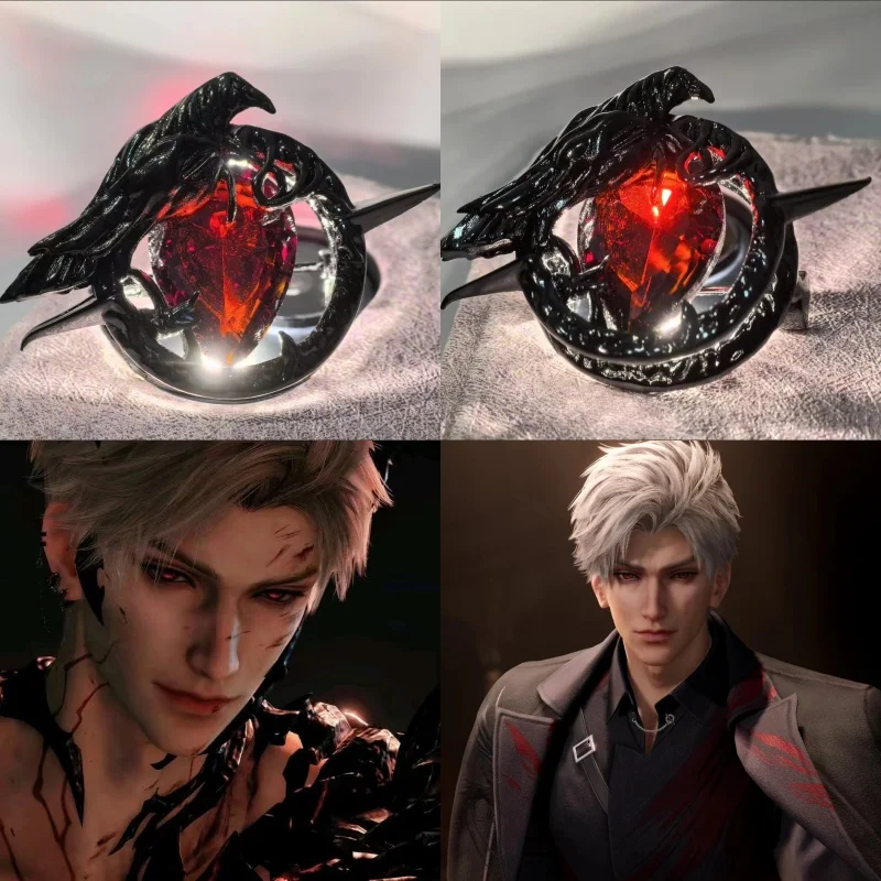 

Sylus' same crow brooch game love and Deep space red zircon dynamic peripheral item