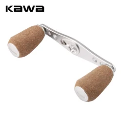 Kawa 1pc Fishing Reel Handle Alloy Aluminum With Cork Knob For Shi/ Da/Ab Baitcasting Hole Size 8*5/7*4mm Shaft Length 100mm DIY