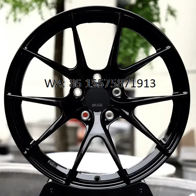 Apex Split 5 Spoke Forged Alloy Aluminum Wheel Rims 5x120 18 19 20 21 22 Inch Gloss Black for G80 M3 G20 3 Series