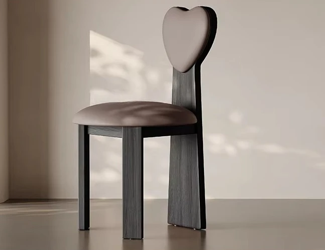 Wood Chair Dining French Home Makeup Antique Back Chair Single  Dining Furniture