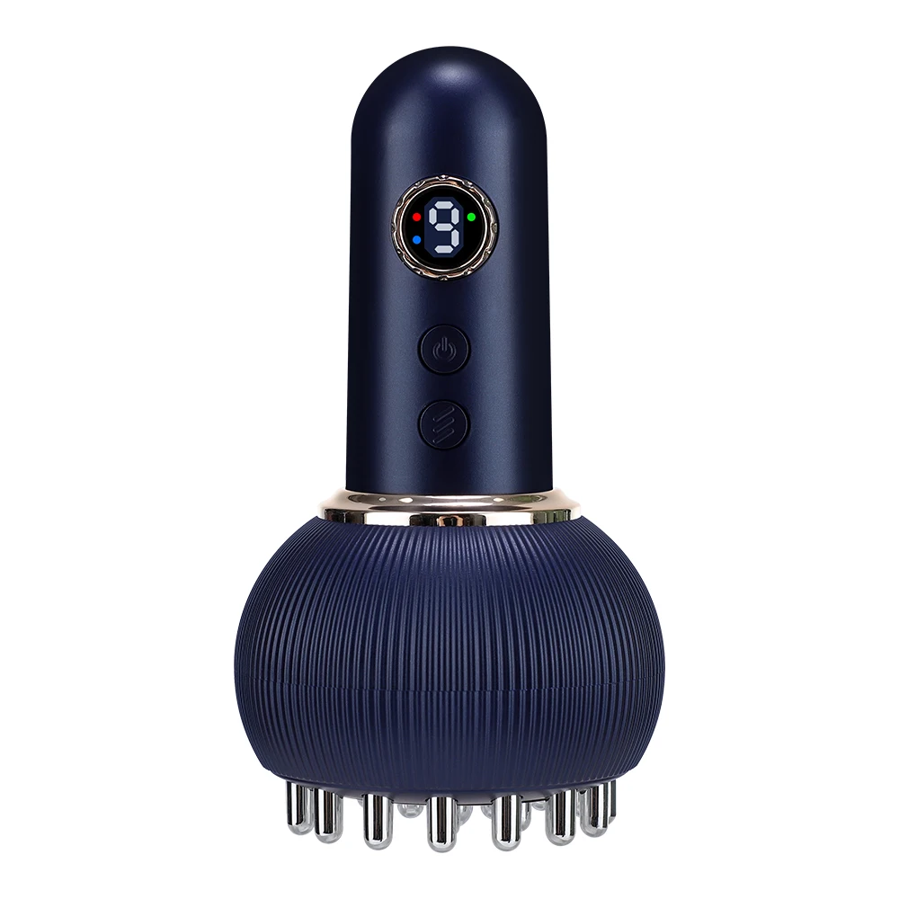 

Wlireless Eletric Heated Meridian Brush Massage Lymphatic Drainage Machine Heating Microcurrent Anti Cellulite Body Back Massage