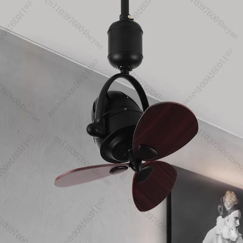 16 inch mini light luxury aisle study kitchen bar wall hanging dual-purpose large air volume no lamp ceiling fan