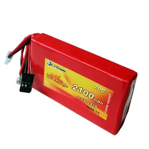 Flytown 2100MAH 2S1P 6.6V 20C LifePo4 Life Battery Batterie TX -Paket für Futaba 3pv T14SG 8J 10J 4pk 4pv 4pm 4pm 7px 4pls 16sz 8 Hauptverkaufsbatterie -Radio -Futaba - №3