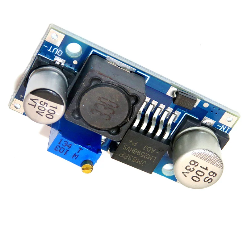 Moduł zasilania DC-DC LM2596HVS LM2596 HV LM2596HV, regulowany przetwornik obniżający napięcie (Buck), 4.5-50V na 3-35V, z ograniczeniem prądu. — zdjęcie 4