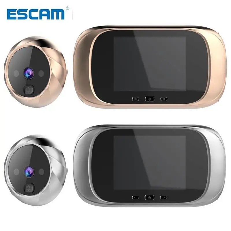 

Видеодомофон ESCAM HD с функцией ночного видения, инфракрасная камера с датчиком движения и длительным временем работы в режиме ожидания