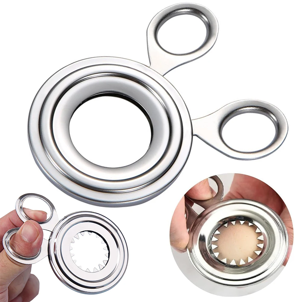 Stainless Steel Egg Shell Cutter,Hard-Boiled Egg Shell Topper Snipper Cutter Stainless Steel Opener Essential Cooking Utensil