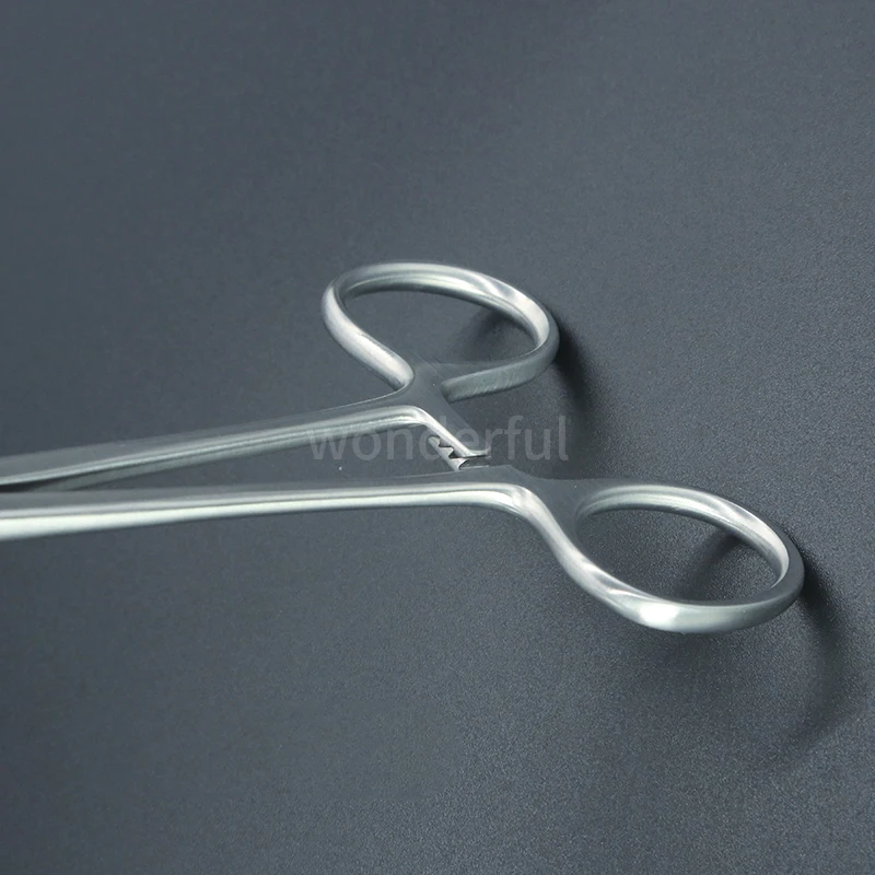 Sponge Pliers Cotton Ball Gauze Oval Cupping Pliers Stainless Steel Toothed Pliers 18/20/25cm Instrument