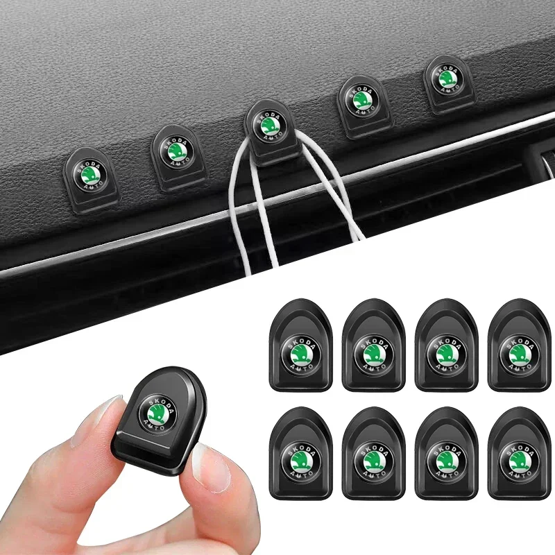 

2/4Pcs Car Fastener Clip Car Dashboard Mini Hooks For Skoda Octavia Fabia Kamiq Kapoq Kodiaq Rapid SCALA Superb A5 A7 RS Yeti