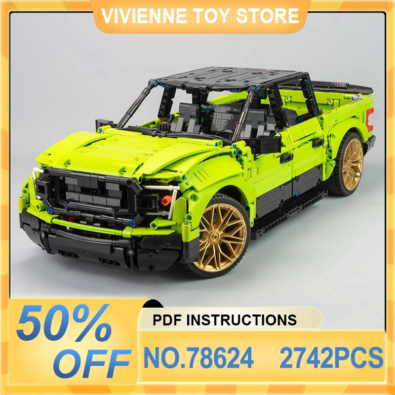 New MOC-78624 Technical Super Pickup Truck Compatible 42115 Suv Car Building Blocks Bricks Puzzle Toys Christmas Gifts For Kids