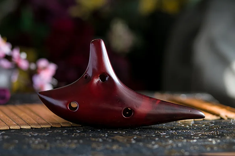 12-Loch Keramik-Ocarina in Alto-C-Stimmung für Anfänger Präzise Intonation Musikinstrument Ocarina – Detail 7
