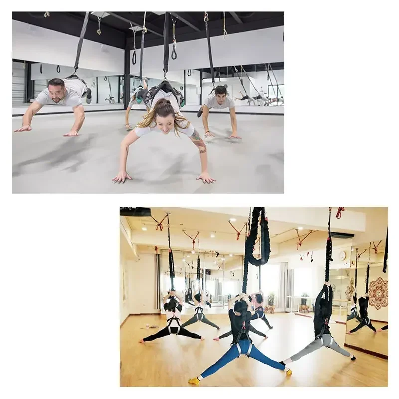 Heavy Duty Bungee Dance Jumping Safety Strap Trampoline Part Anti-gravity Yoga Harness Safety Belt Suspension Fitness Equipment