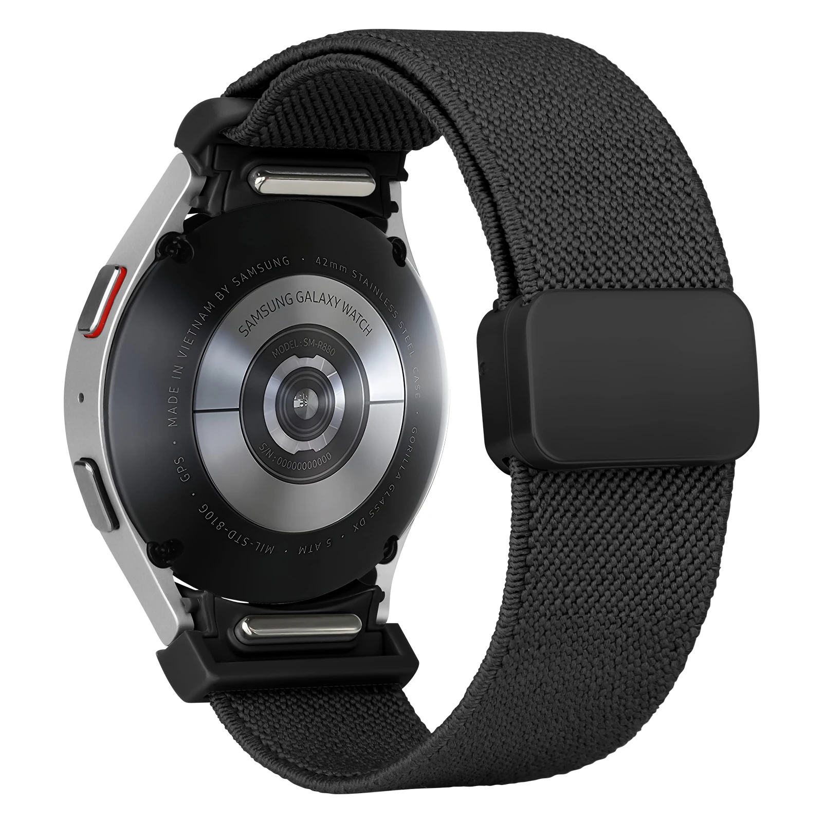 No Gaps Nylon Band For Samsung Galaxy Watch 6 4 classic/5 pro 47mm 43mm 44mm 40mm magnetic bracelet Galaxy watch6 watch 4 strap image 2