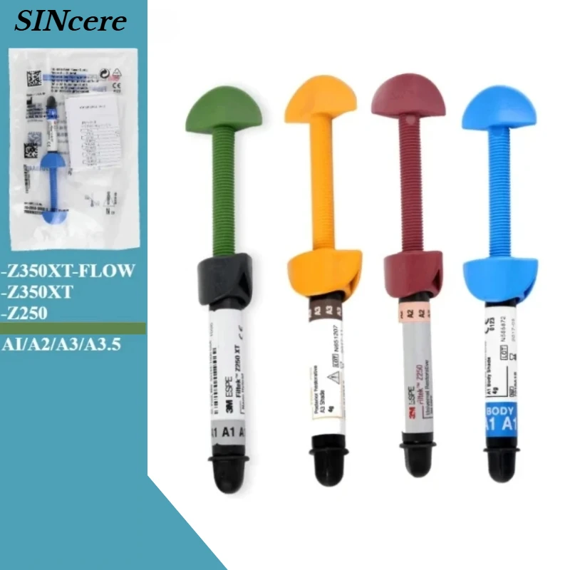 Dental UV Curing Composite Nano Resin  Z350XT-A1 Etch Paste Light Cure Restorative Bonding Agent Tooth Resin Filling Materials