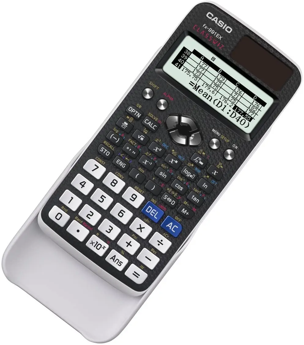 Original CASIO FX-991EX Advanced Scientific Calculator 552 Functions Engineering Students High School Lab Office Solar - Battery