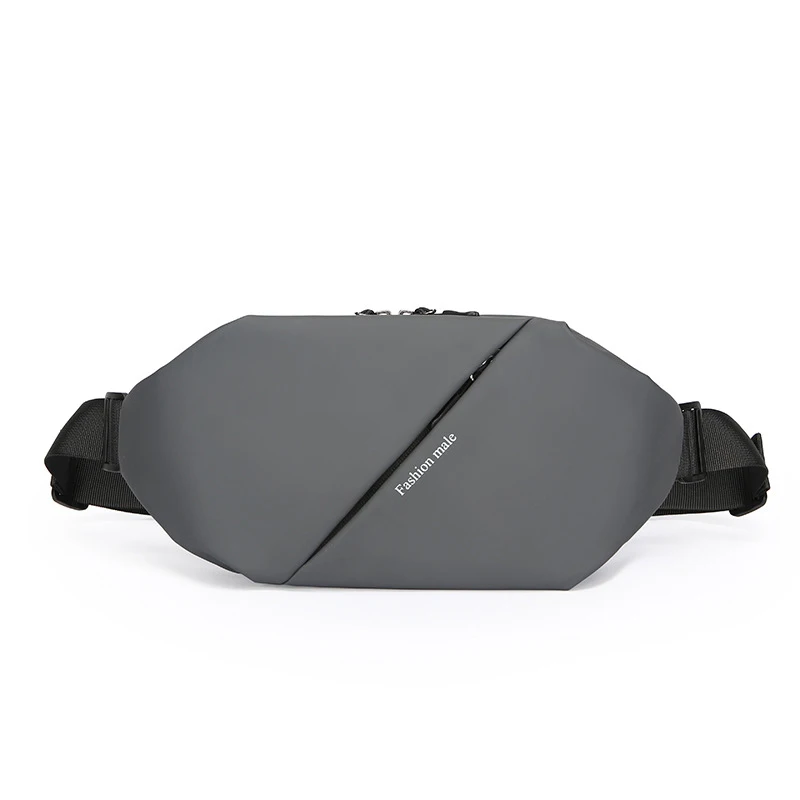 Borse a tracolla da uomo casual Borsa a tracolla in nylon Marsupio da uomo Borsa sportiva da petto per uomo Borse a tracolla nere Nuova moda a tracolla