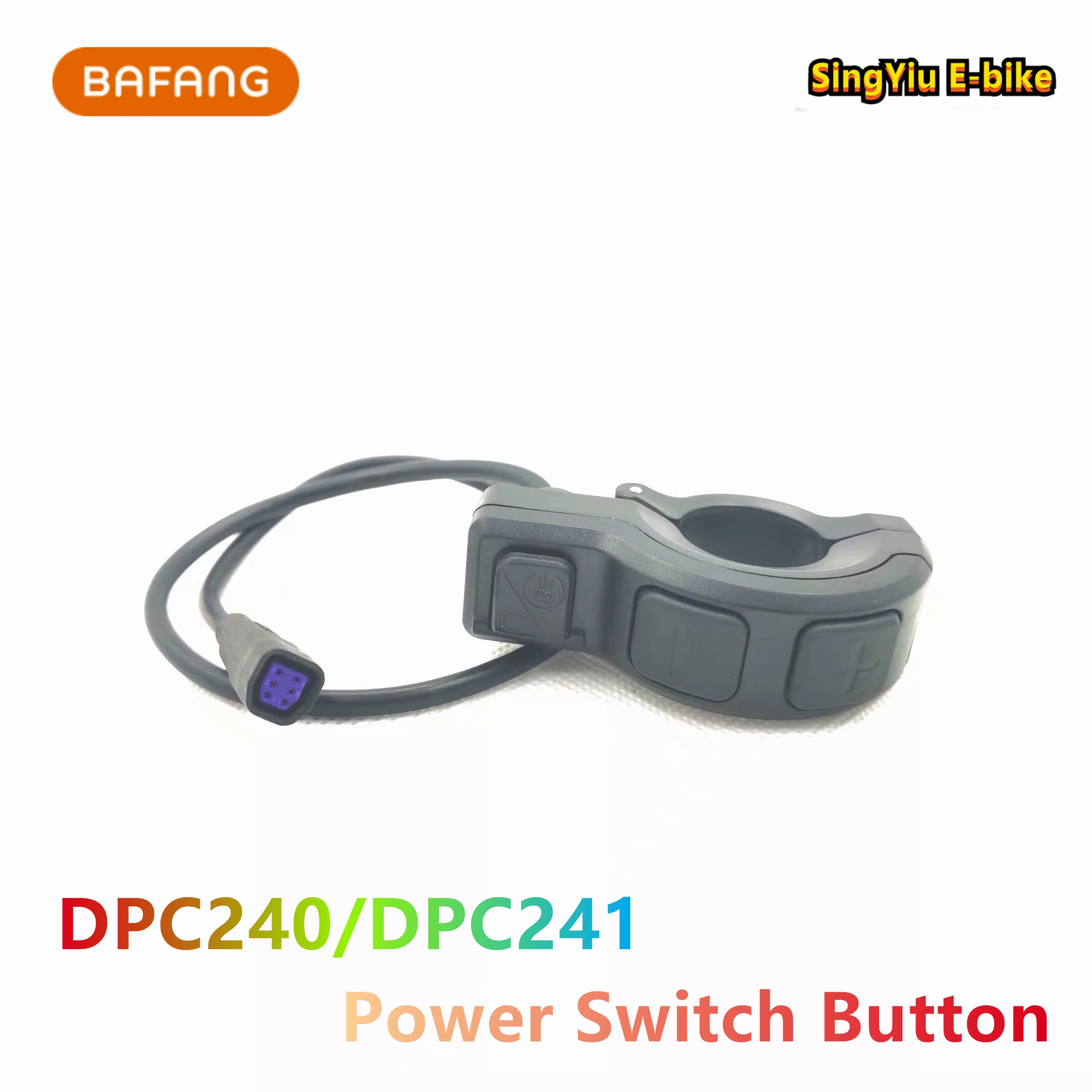 Baofang-power button switch for e-bike, display accessories, dpc240 support, DP C240/241