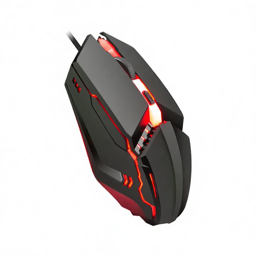 Viper M11 Optical Wired Gaming Mouse USB Led Backlit Laptop Desktop Accessory Ergonomic Portable Office Esports Gadget