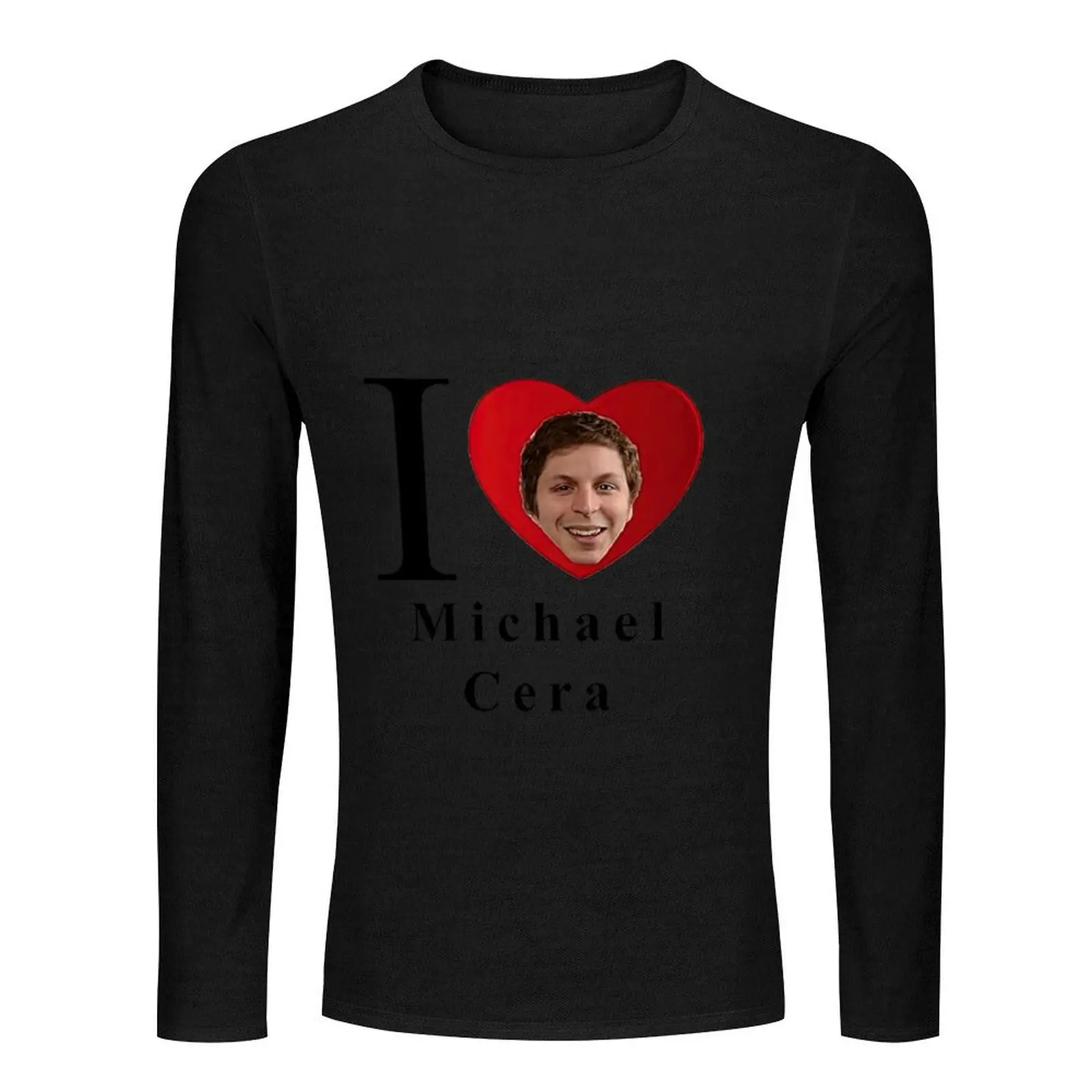 Michael Cera Actor I Love Michael Cera Long T-Shirt graphic t shirt boys white t shirts kawaii clothes mens workout shirts