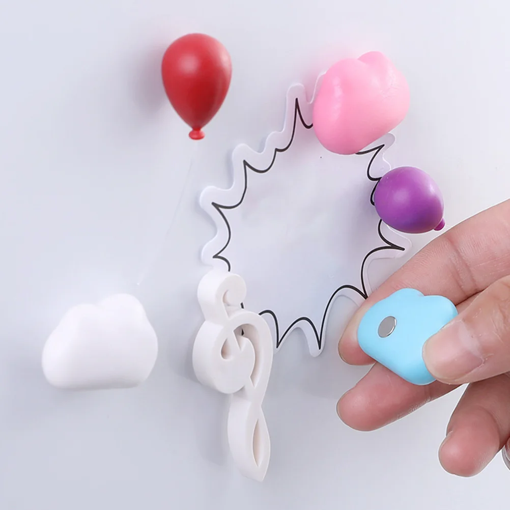 

12pcs Fridge Magnet Balloon Decoration Refrigerator Stickers Magnetic Kitchen Accessories Premium Material Steady Adhesive Safe
