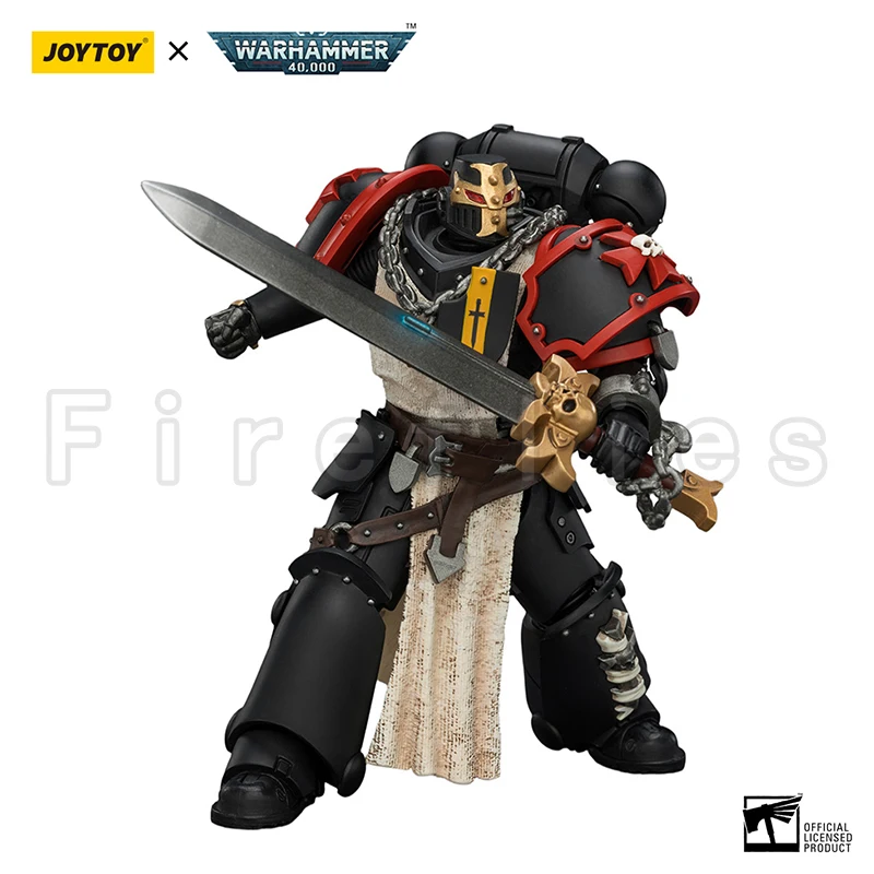 

[Pre-Order]1/18 JOYTOY Action Figure 40K Black Templars Crusader Ancient with Power Sword and Bolt Pistol Anime Model Toy