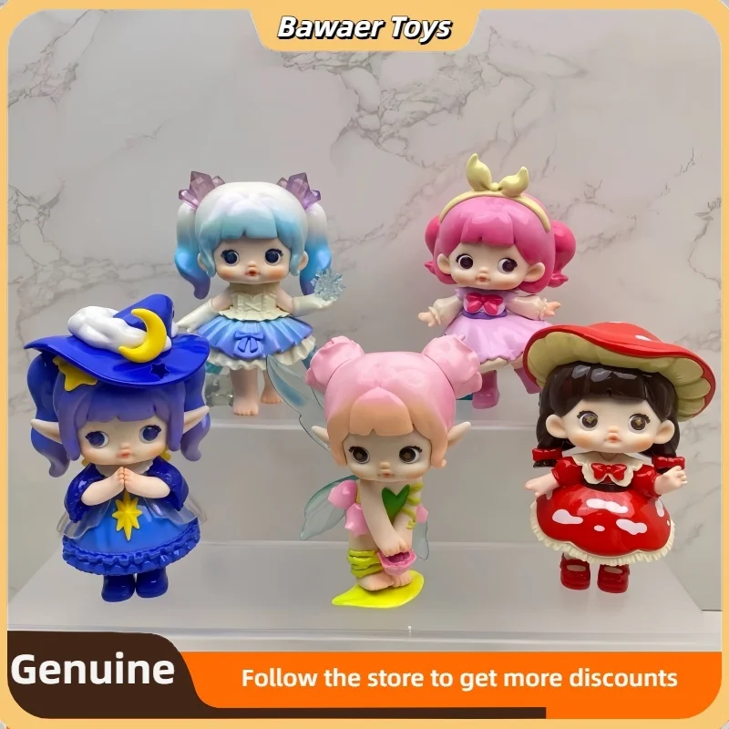 

Nommi Nuomi'S Small World Blind Box Flower Fairy Mushroom Mystery Box Doll Trendy Toys Action Figure Decorative Collection Gifts