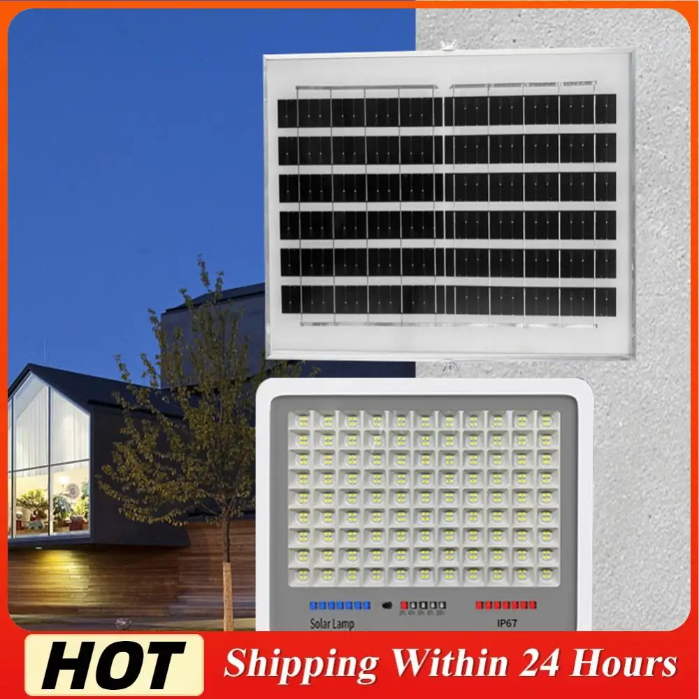 

Солнечный светодиодный уличный светильник IP67, водонепроницаемый, с несколькими режимами, для наружного освещения, с дистанционным управлением, для патио, дорожек, двора