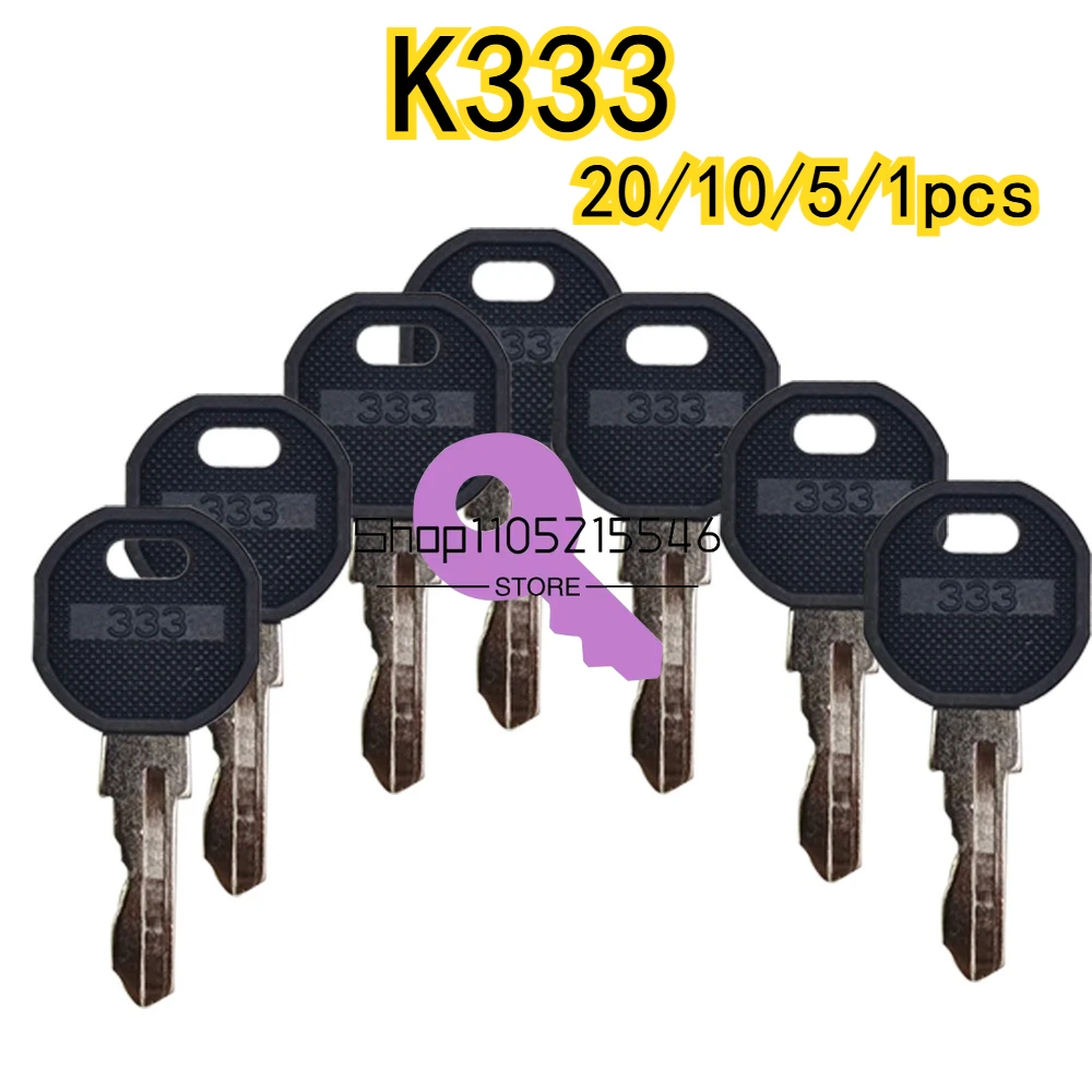 20/10/5/1pcs New K333 Keys Caravan Locker Key for Emka EK333 Elddis Front Gas Locker Key EK 333