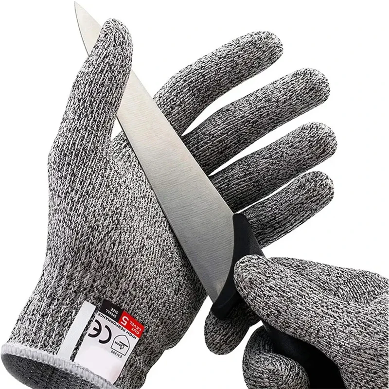 5Grade Protection Anti-Cutting Gloves Kitchen Cut Resistant Gloves Export Hand Protective Supplies Gardening For Cutting Garding