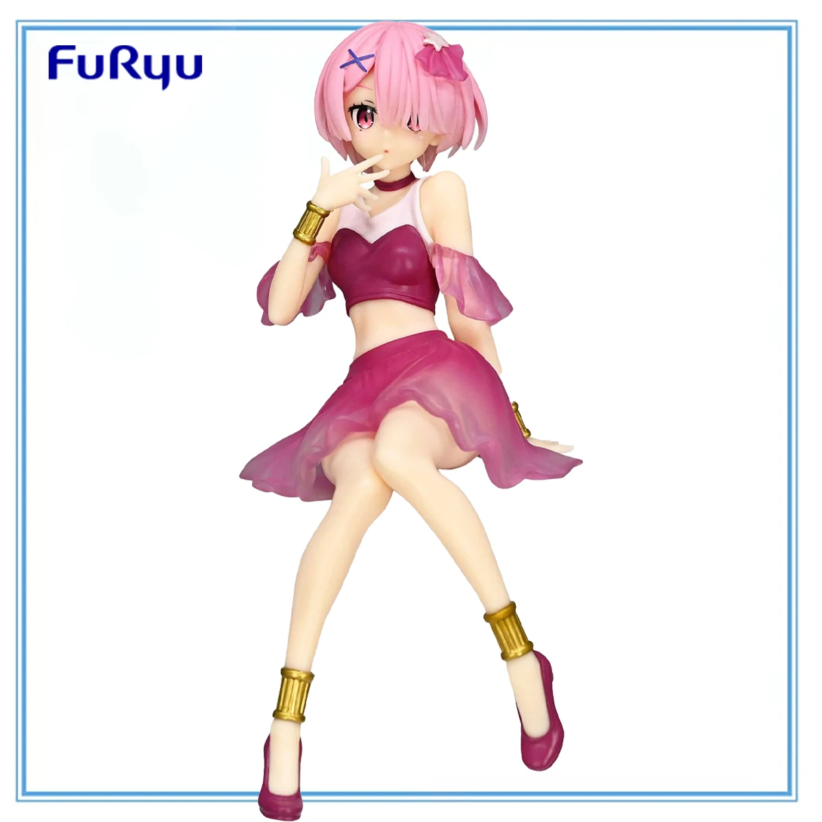 

100% оригинал в наличии Фигурка FuRyu Noodle Stopper Re: Zero Kara Hajimeru Isekai Seikatsu Ram Twinkle Party, Another Color Ver.