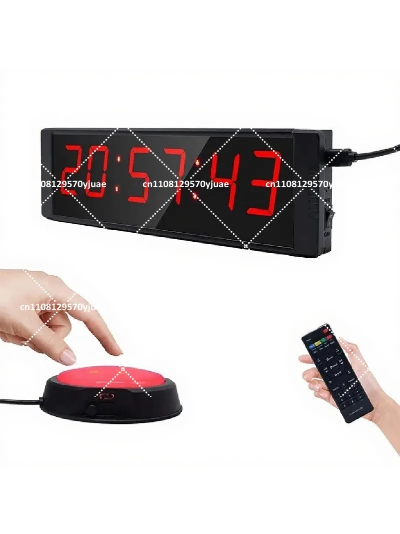 Gap Training Timer, Multifunctional Fitness Timer for Home Gym, Indoor Workout Interval Clock