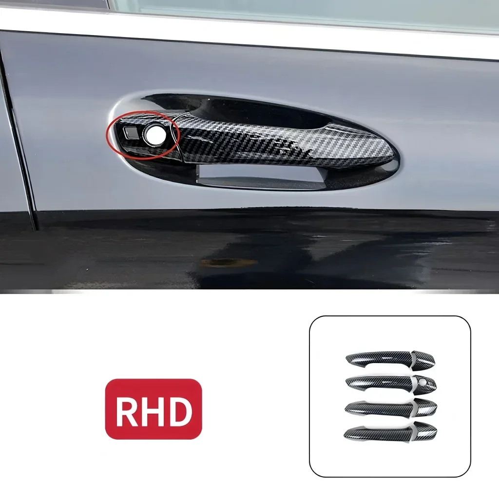 

RHD / for Mercedes-Benz W246 W204 W212 X204 W166 X166 C117 X156 W176 modified exterior door handle decoration bright strips