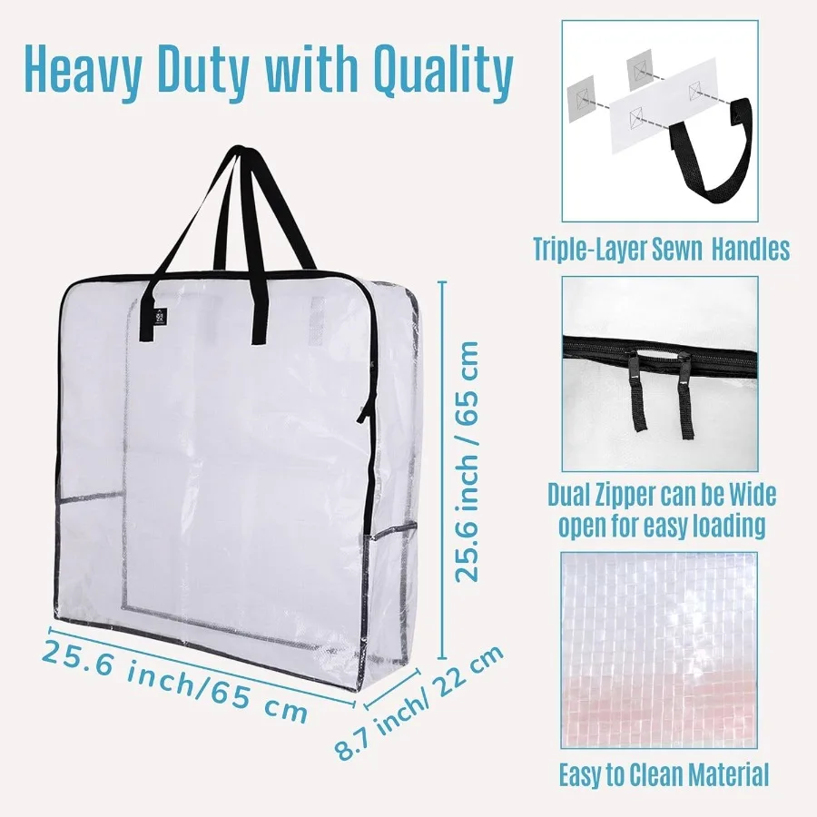 5 عبوات من حقيبة تخزين إكليل الصيف وعاء إكليل عيد الميلاد مقاس 30 بوصة منظمات إكليل الباب الشفاف صناديق التعبئة المتحركة #2