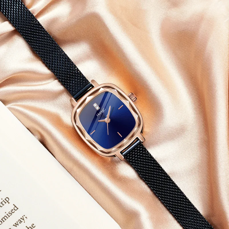 AL-94Ladies' nicho relógio de quartzo, alto nível de aparência, mostrador pequeno feminino de luxo leve, relógio de pulseira feminino estilo estudante