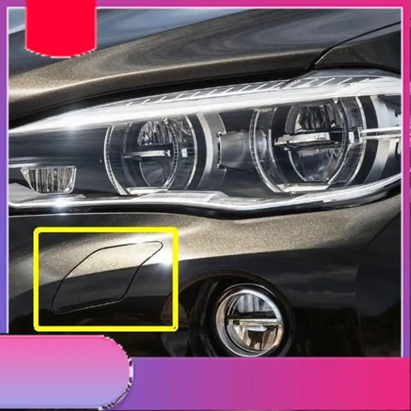 

51117422903 Front Left Headlight Washer Nozzle Cover Parts For BMW X6 F15 F16 2015-2019 Head Light Cleaning Water Spray Plate-Y7