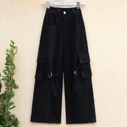 School Uniform Kids Cargo Pants for Girls Trousers Teens Outfits Children Autumn Spring Baby Kids Clothes 5 6 7 9 10 11 13 Years