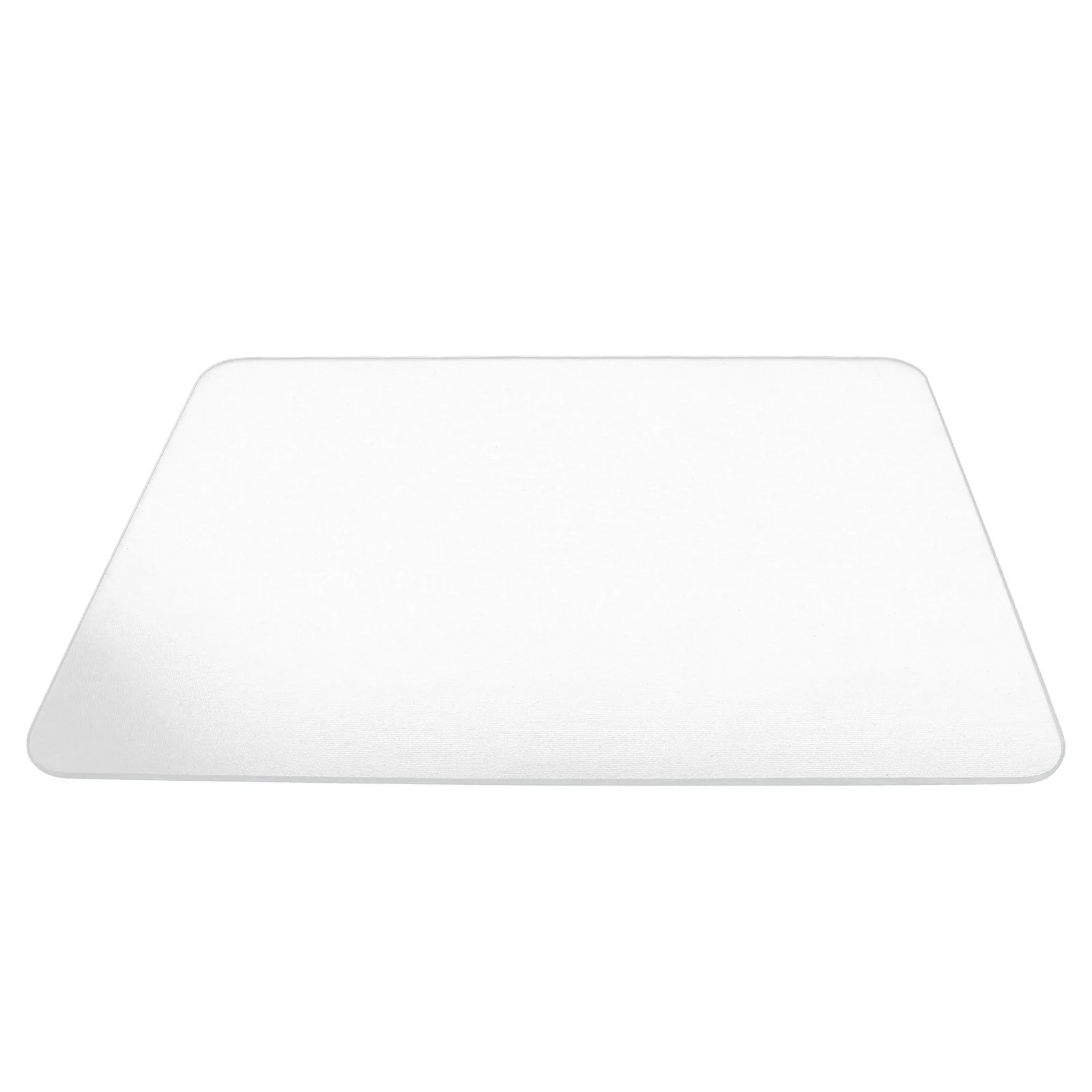 

Clear Glass Mousepad For Gaming Large Desk Pad Smooth Easy Clean Non-Slip Workmanship Replacement Makeup Coffee Table