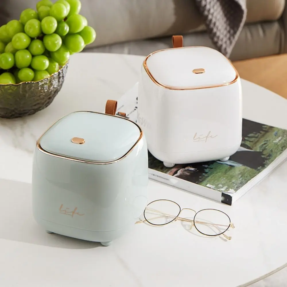 

Мусорное ведро с открытой крышкой, настольное мусорное ведро с большим отверстием, пластиковое автомобильное мусорное ведро, двухслойный дизайн, мини-мусорное ведро для гостиной