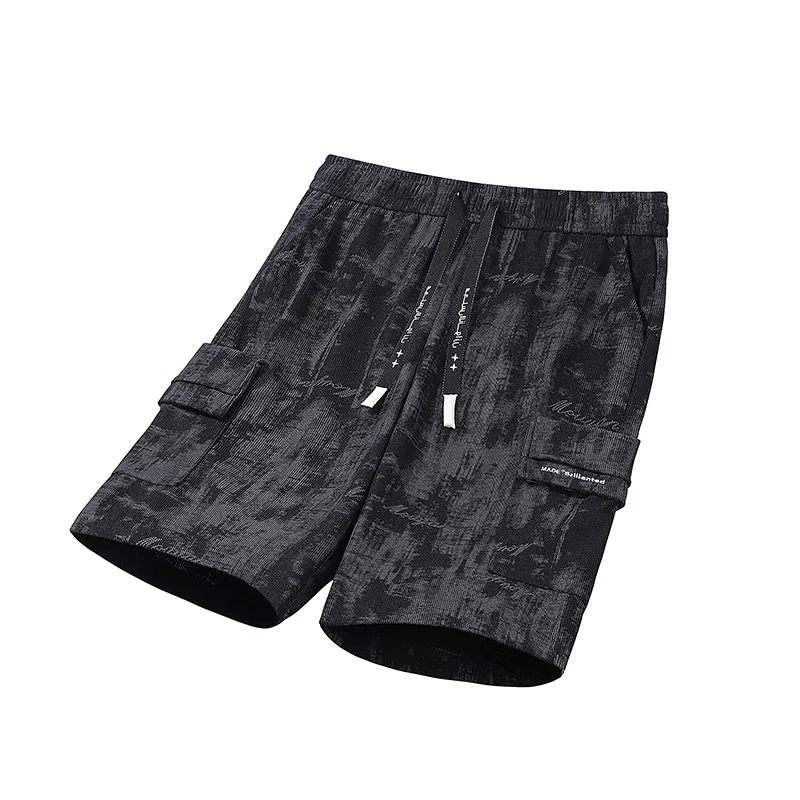 Men Outdoor Volleyball Sports Sweat Absorbing Quick Drying Five Minute Shorts Fashionable Trendy Loose Breathable Casual Shorts