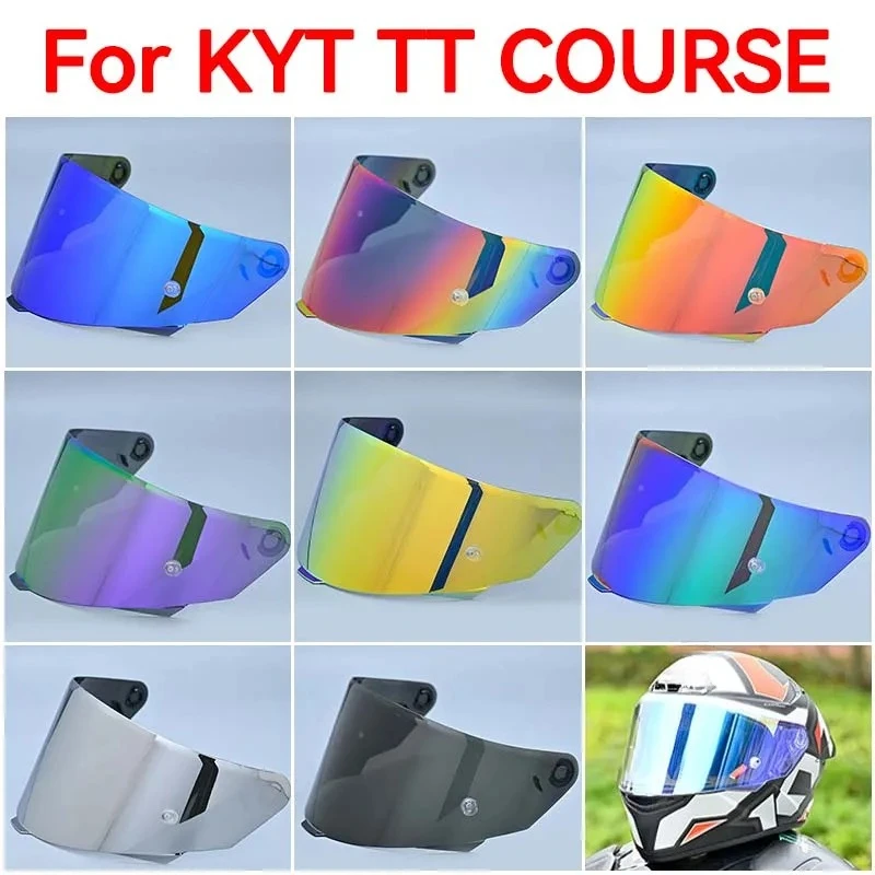 

Helmet Visor for KYT TT COURSE Motorcycle Helmet Shield Windshield Sunscreen TTC Helmets Accessories High Strength