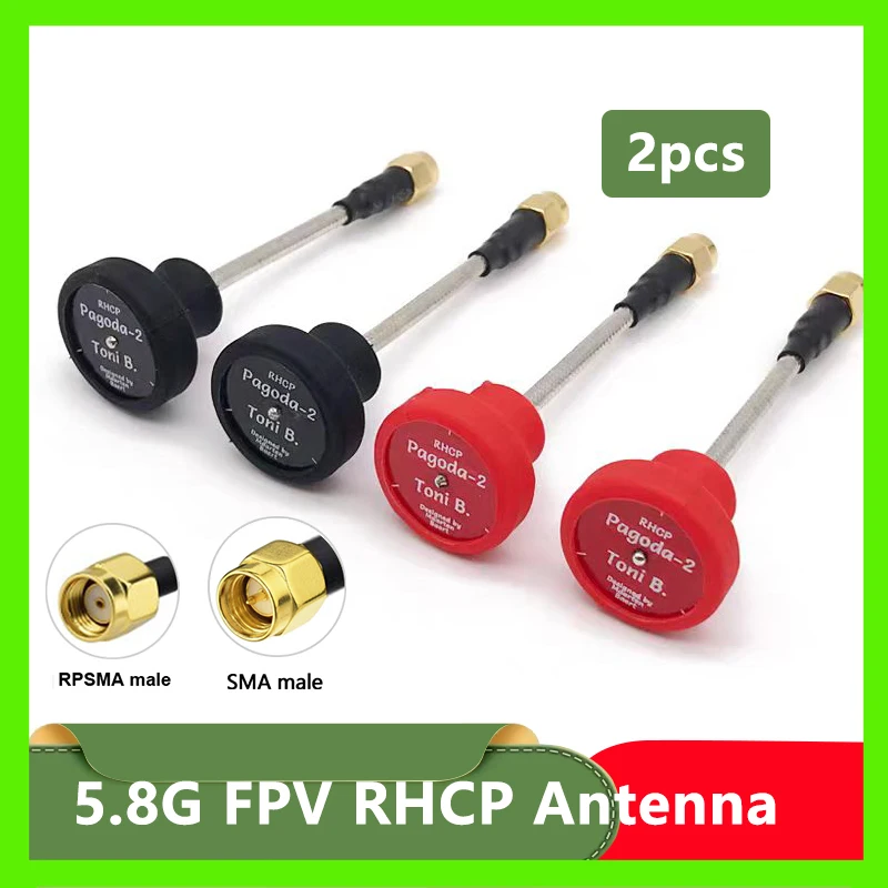 2pcs-58g-aerial-photography-fpv-antenna-wireless-image-transmission-sma-connector-rotatable-left-right-for-drones