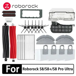 Roborock S8 S8 Pro Ultra S8 + robot aspirapolvere mop Choth sacchetti per vuoto accessori filtro spazzola laterale pezzi di ricambio sostituibili