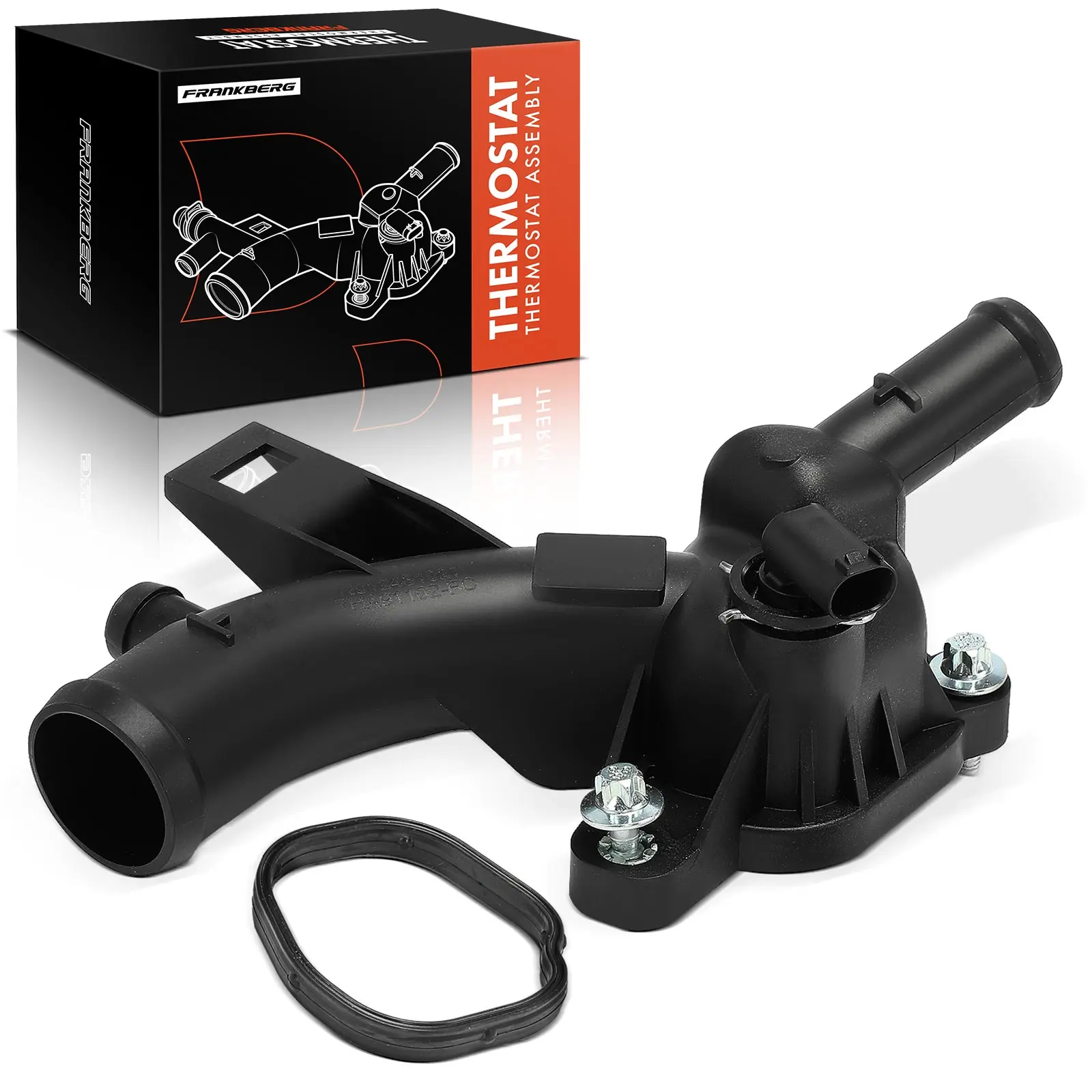 Frankberg 1x Thermostaat Koelvloeistof voor Opel Adam M13 Astra J P10 Corsa D S07 E X15 Meriva B CH7042 55562048 V40991102 1338487