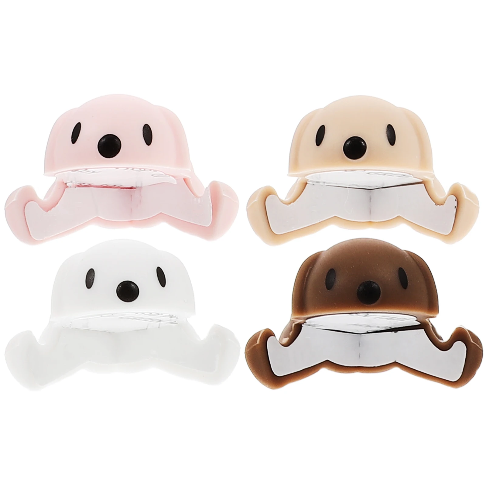 

4pcs Puppy Silicone Corner Guards Soft Baby Edge Protectors Furniture Safety Child Proof Table Bumpers Pink White Beige Brown