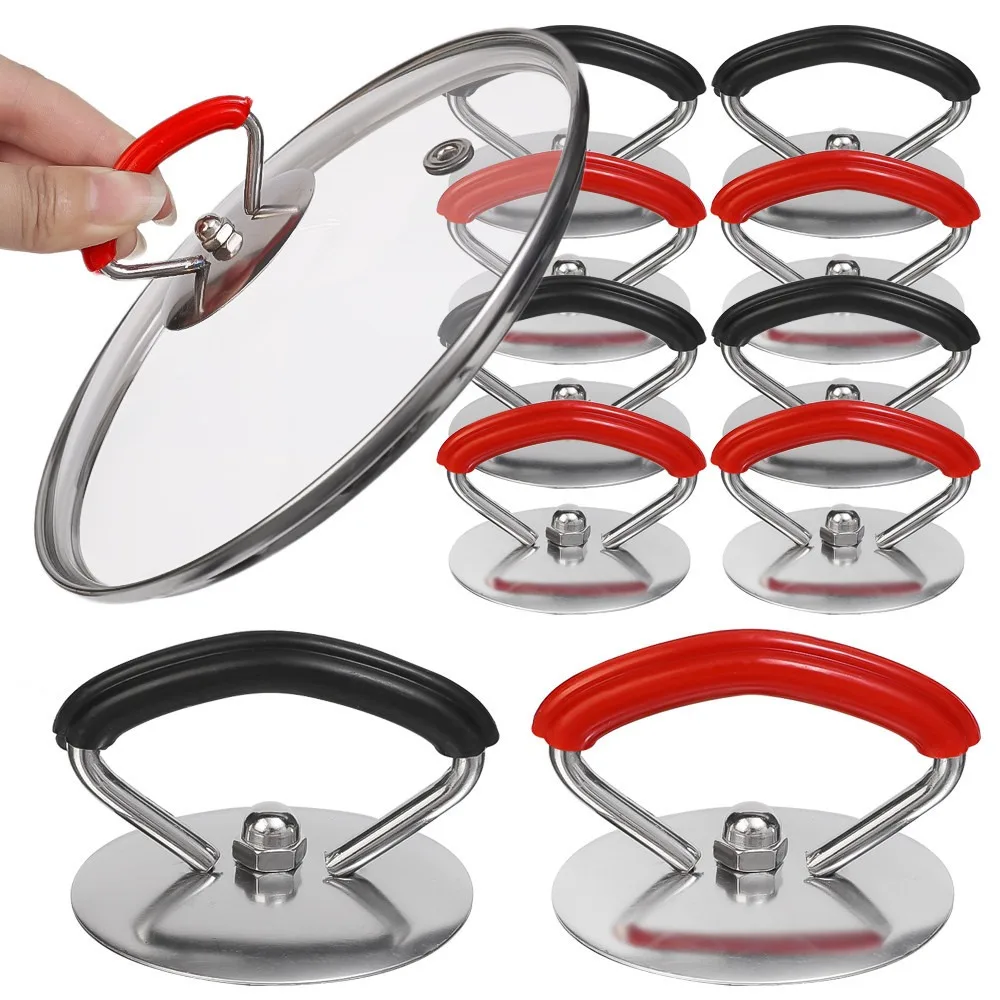 

Universal Pot Lid Handle Stainless Steel Plastic Anti Scald And High Temperature Resistant Household Pot Lid Handle Accessories