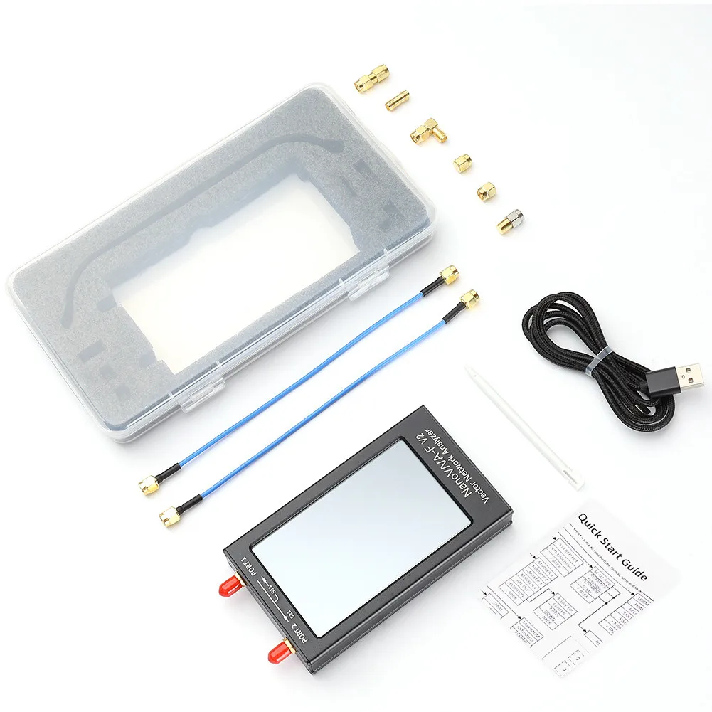 New NanoVNA-F V2 3GHz Vector Network Analyzer 4.3 inch Touch Screen NanoVNA Antenna Analyzer Short Wave HF VHF UHF