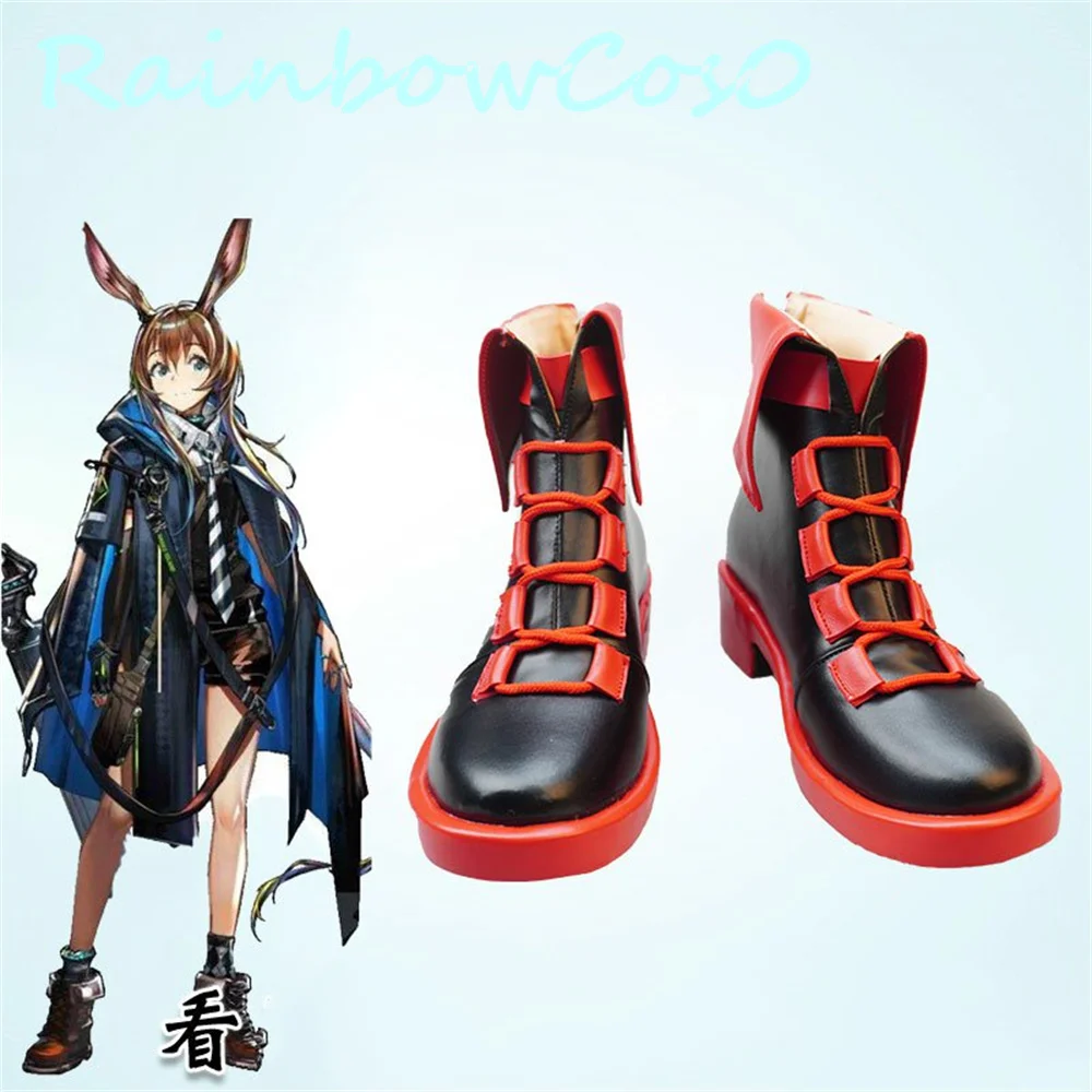 

Arknights Amiya Cosplay Shoes Boots Game Anime Halloween Christmas RainbowCos0 W2915