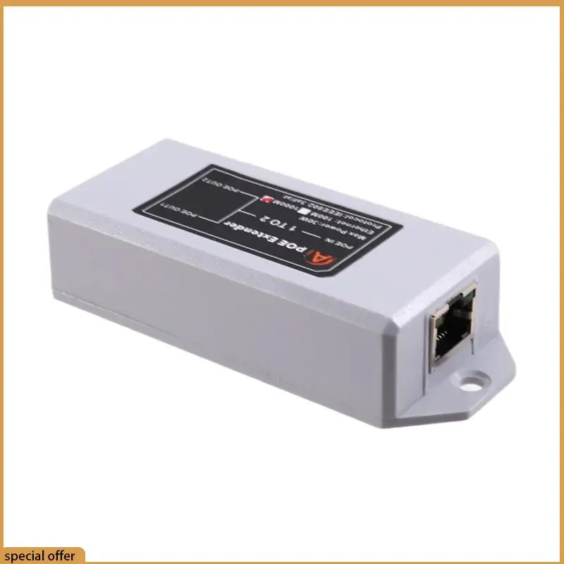 

A68Z Новый 2-портовый гигабитный удлинитель POE 1000 Мбит/с — IEEE 802.3Af/At для IP-камер, NVR и Aps, усилитель сигнала 100 м