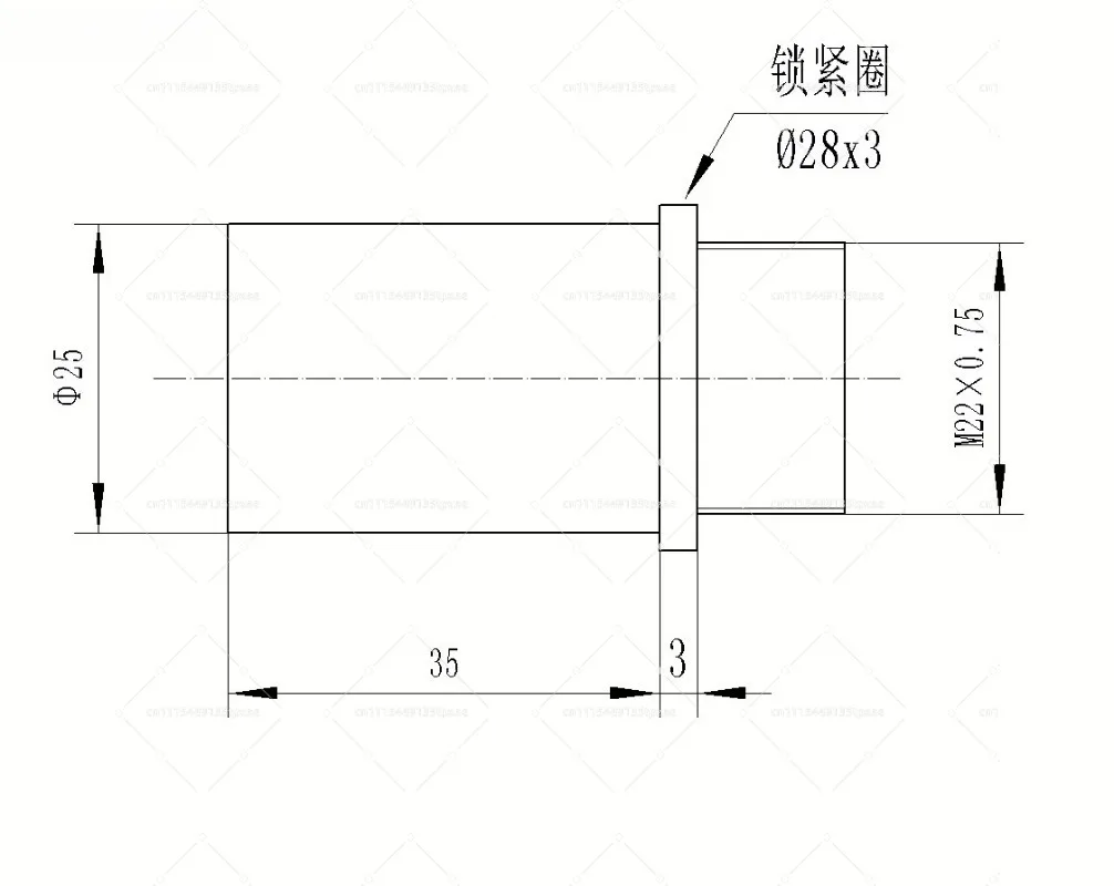 M22 D25mm Beam Magnifying Reducing Optical Lens 1.2X 1.5X 2X High Transmittance
