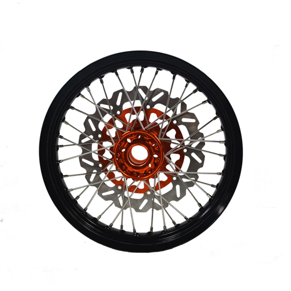 Supermoto Rims 17 Inch Aluminum Alloy Spoke Motorcycle Wheels