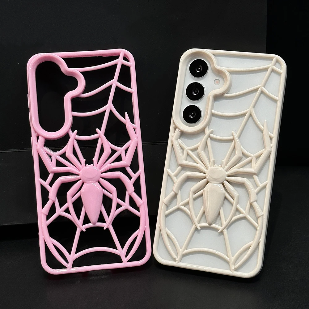 Coole 3D Spider Hollow Dissipate Heat Handyhülle für Samsung Galaxy A16 A13 A26 A36 A56 A54 A55 A06 A04 Weiche Silikonhülle – Detail 11